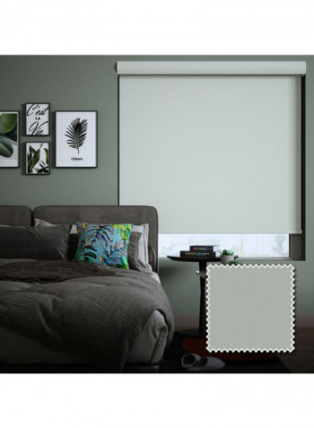 Single Sunset Roller Blackout Window Shade White 160x150cm