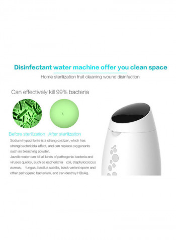 Mini Sodium Hypochlorite Generator Water Disinfectant XDSJ-5 White/Grey