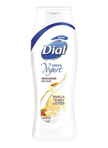 Body Wash, Greek Yogurt Vanilla Honey with Moisturizers, 16 Fluid Ounces (Pack of 6)