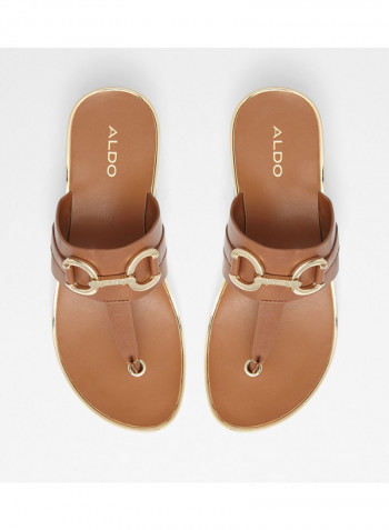 Gwalidia Platforn Heels Sandals Brown