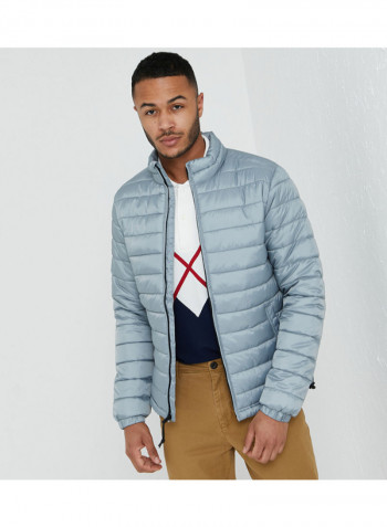 Midweight Puffer Jacket رمادي