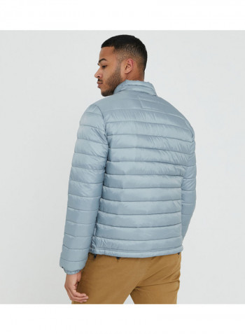 Midweight Puffer Jacket رمادي