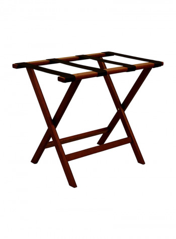 Straight Leg Luggage Rack Brown 23.8 x 15.5 x 20inch