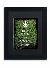 Keep Calm Framed Wall Art Multicolour 11 x 14inch
