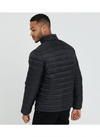 Midweight Puffer Jacket أسود