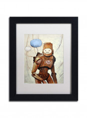 Humans Yuck Framed Wall Art Multicolour 11 x 14inch