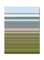 Sky Water Beach Grass Canvas Wall Art Multicolour 18 x 24inch