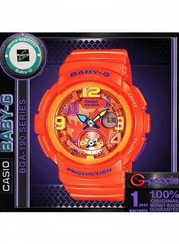 Women's Baby-G Analog/Digital Watch BGA-190-4BER