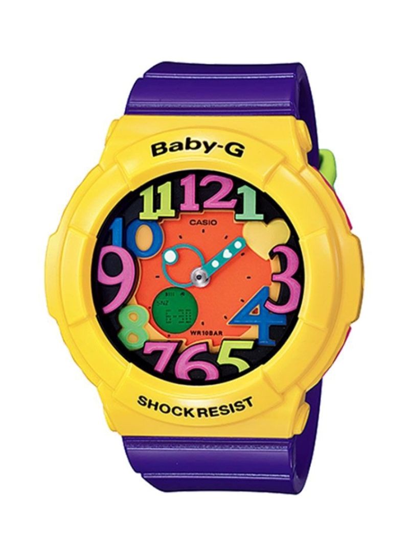 Kids' Baby-G Resin Analog/Digital Watch Bga-131-9BDR