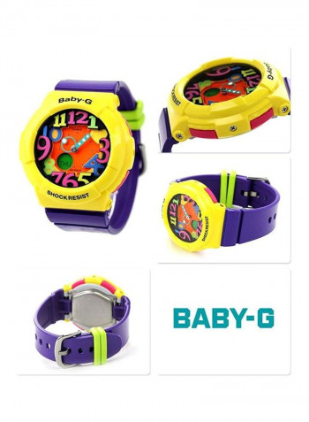 Kids' Baby-G Resin Analog/Digital Watch Bga-131-9BDR