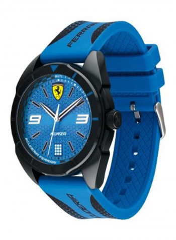 Men's Water Resistant Rubber Analog Watch 830518