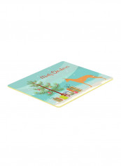 Pharaoh Hound Merry Christmas Tree Kitchen/Bath Mat Multicolour 11 x 11inch