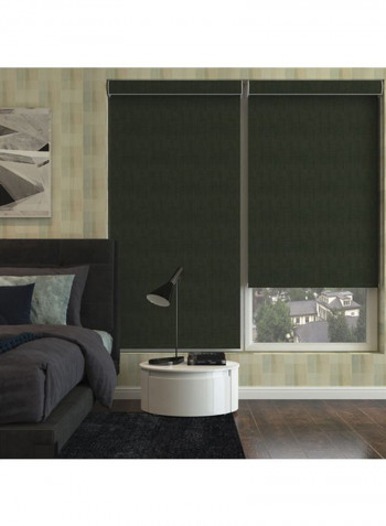 Single Sunset Roller Blackout Blind Green 120x200cm