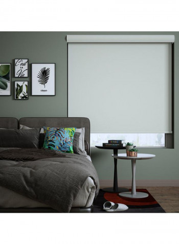Single Sunset Roller Blackout Blind White 120x200cm