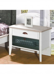 Meknes 2-Drawer Nightstand Multicolour 62x55x53cm