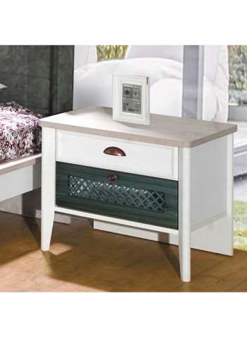 Meknes 2-Drawer Nightstand Multicolour 62x55x53cm