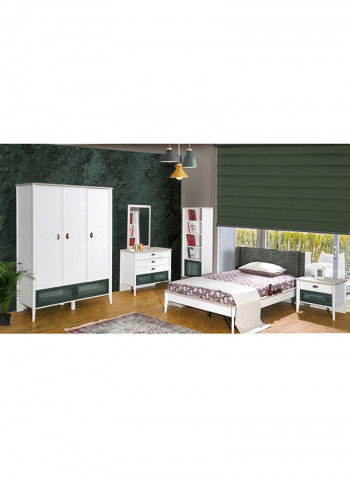 Meknes 2-Drawer Nightstand Multicolour 62x55x53cm