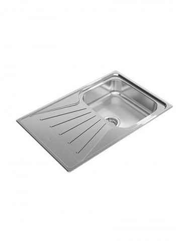 Starbright 45 E-Xn 1B 1D Inset Reversible1 Bowl 1 Drainer Sink With Matt Finish Stainless Steel 790x500x160mmmm