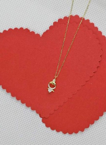 14K Gold Plated Sterling Silver Pendant Necklace