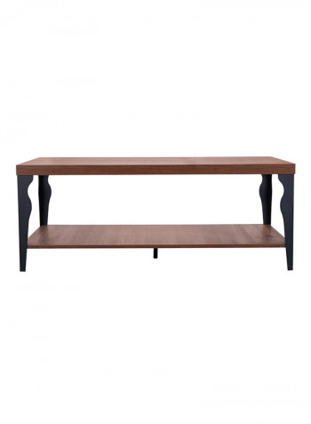 2-Tier Arizona Coffee Table Brown/Black