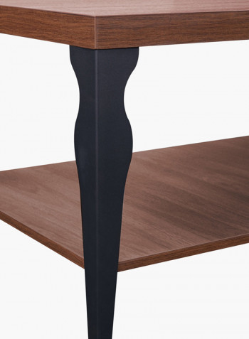 2-Tier Arizona Coffee Table Brown/Black