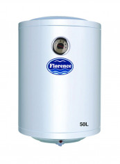 Florence Vertical Electric Water Heater White 50L