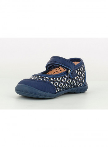 Mary Jane Velcro Sandal Blue