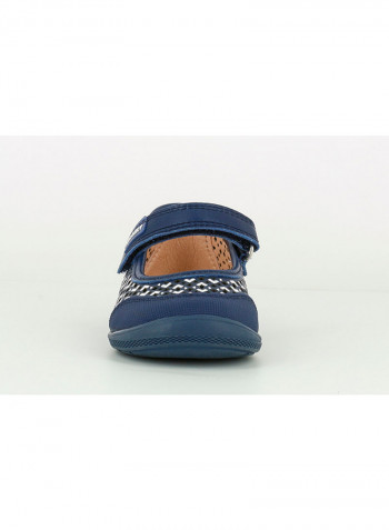 Mary Jane Velcro Sandal Blue