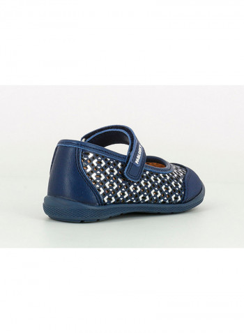 Mary Jane Velcro Sandal Blue