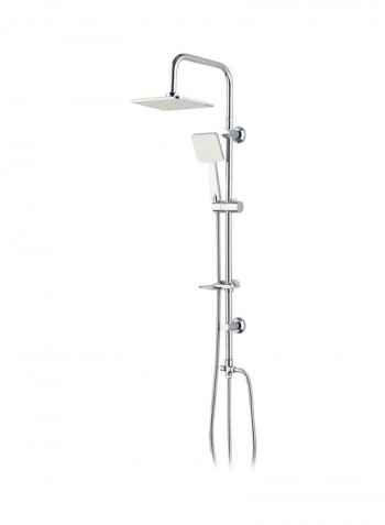 Milano Arda Shower Column Silver 40x60centimeter
