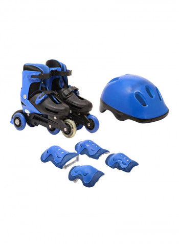 7-Piece Inline Roller Skate Set