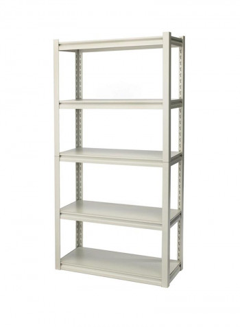 Premium 5-Shelf Rack TTX-329001 White 76 x 30.5 x 152.5centimeter