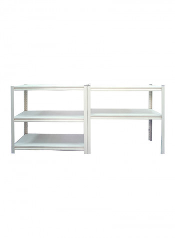 Premium 5-Shelf Rack TTX-329001 White 76 x 30.5 x 152.5centimeter