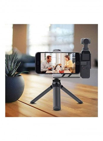 Pocket Handheld Phone Holder Stand Black