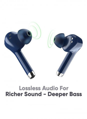 DuoPods M80 True Wireless Bluetooth Earbuds Blue