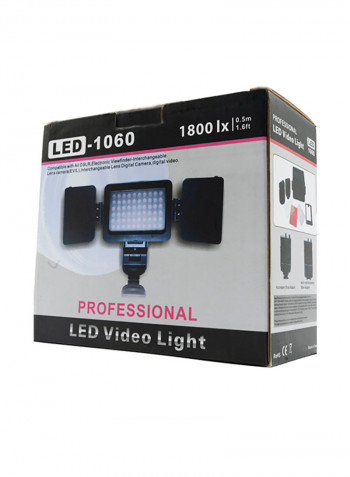 Professional Video Light Led-1060 Black