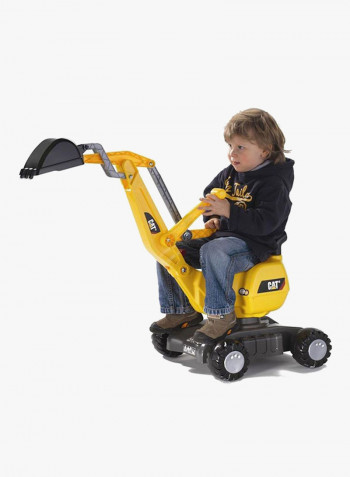 360 Degree Rotation Cat Ride-On Excavator Digger 47x74x41centimeter
