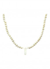 18 Karat Gold Pearls Strand Letter T Necklace reviews 18 Karat Gold Pearls Strand Letter T Necklace
