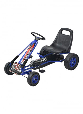 Go Kart Ride On Pedal Car With Adjustable Seat 37 x 25 x 20inch