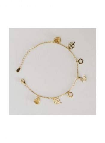 14 Karat Sterling Gold Plated Bracelet