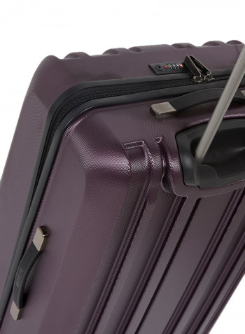 Yosemite Spinner Luggage Trolley 25-Inch Plum