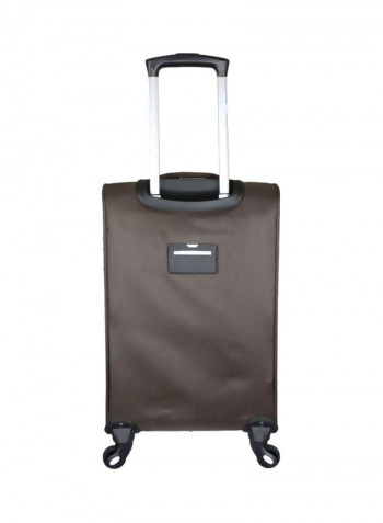 3-Piece Lightweight Trolley Bag Set Coffee