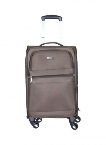 3-Piece Lightweight Trolley Bag Set Coffee