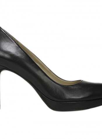 Nateresa Round Toe High Heel Pump أسود