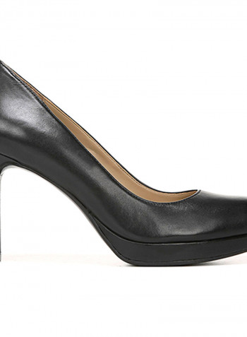 Nateresa Round Toe High Heel Pump أسود