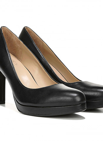 Nateresa Round Toe High Heel Pump أسود