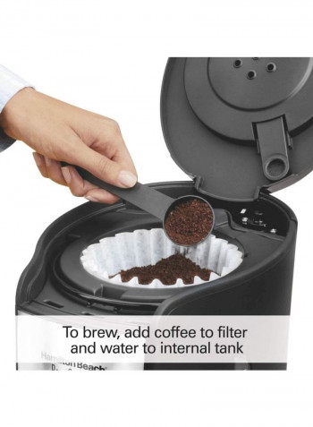 Dispensing Coffee Maker 950 W 48465-SAU Black/Silver