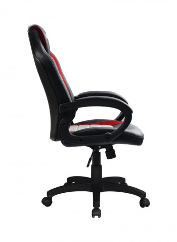 Gaming Chair Racing Style With Breathable Mesh Grey/Red/Black 116x61x15.7cm