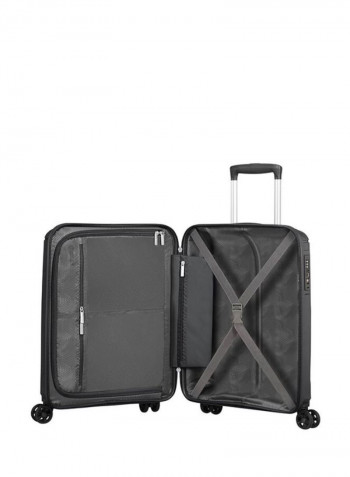 4 Wheels Sunside Hard Side Cabin Lugage Trolley Bag 55cm Black
