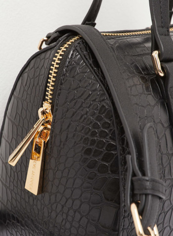 Comfortable Poppy Satchel Handbag Black